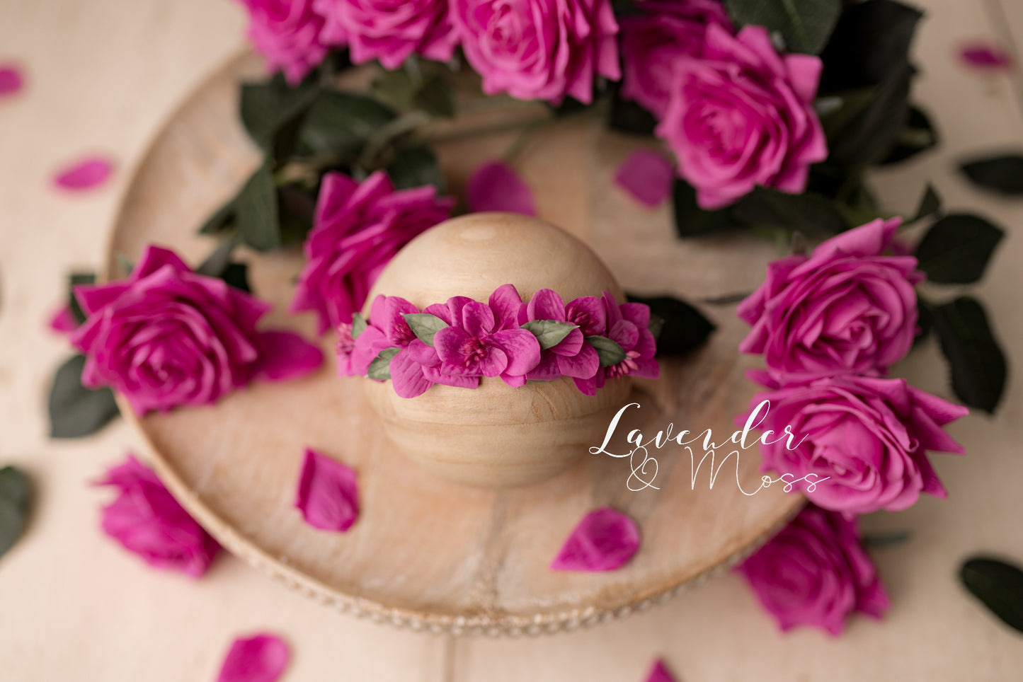 Magenta Deluxe Floral Set