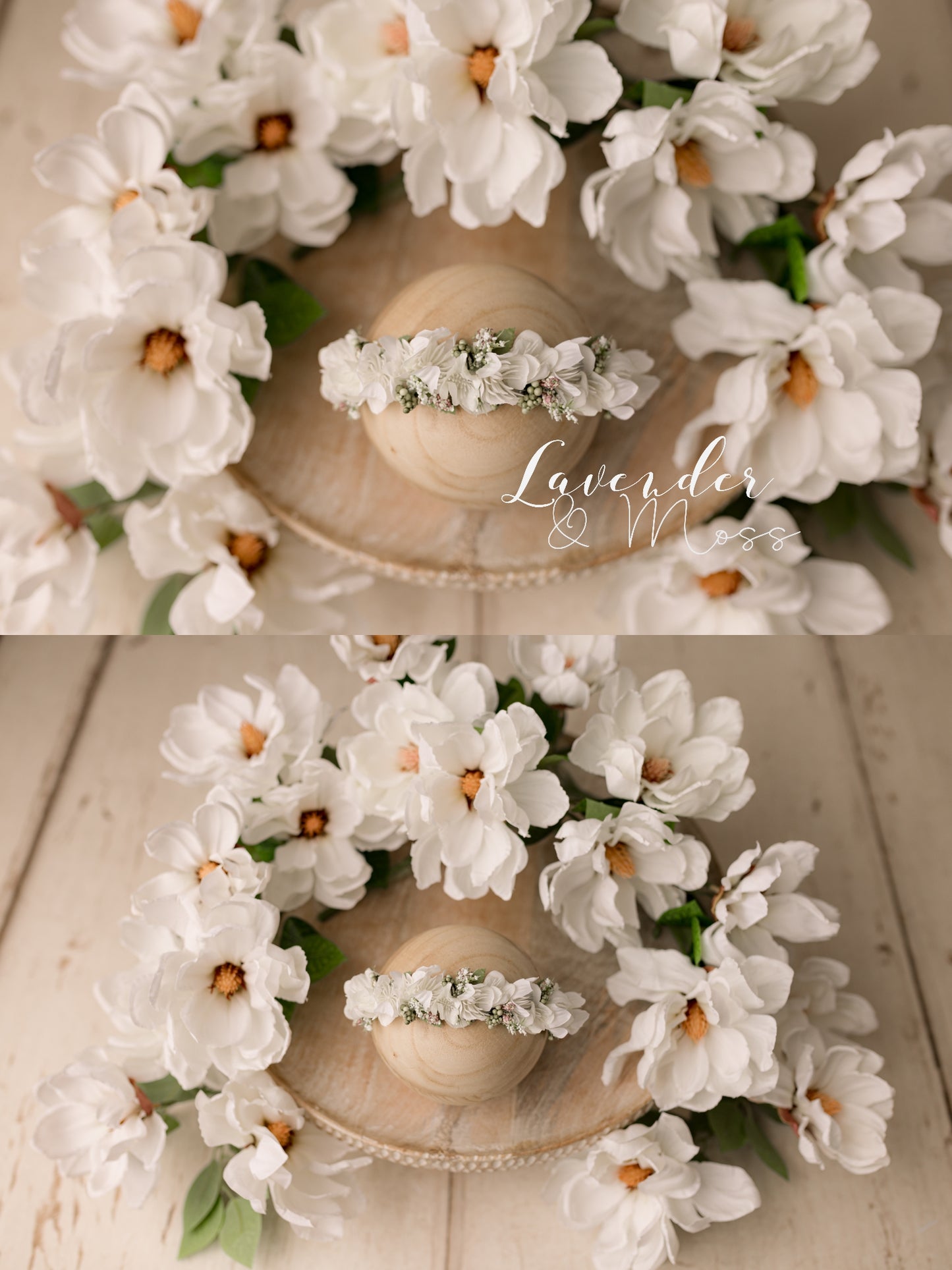 Camila Floral Set - White