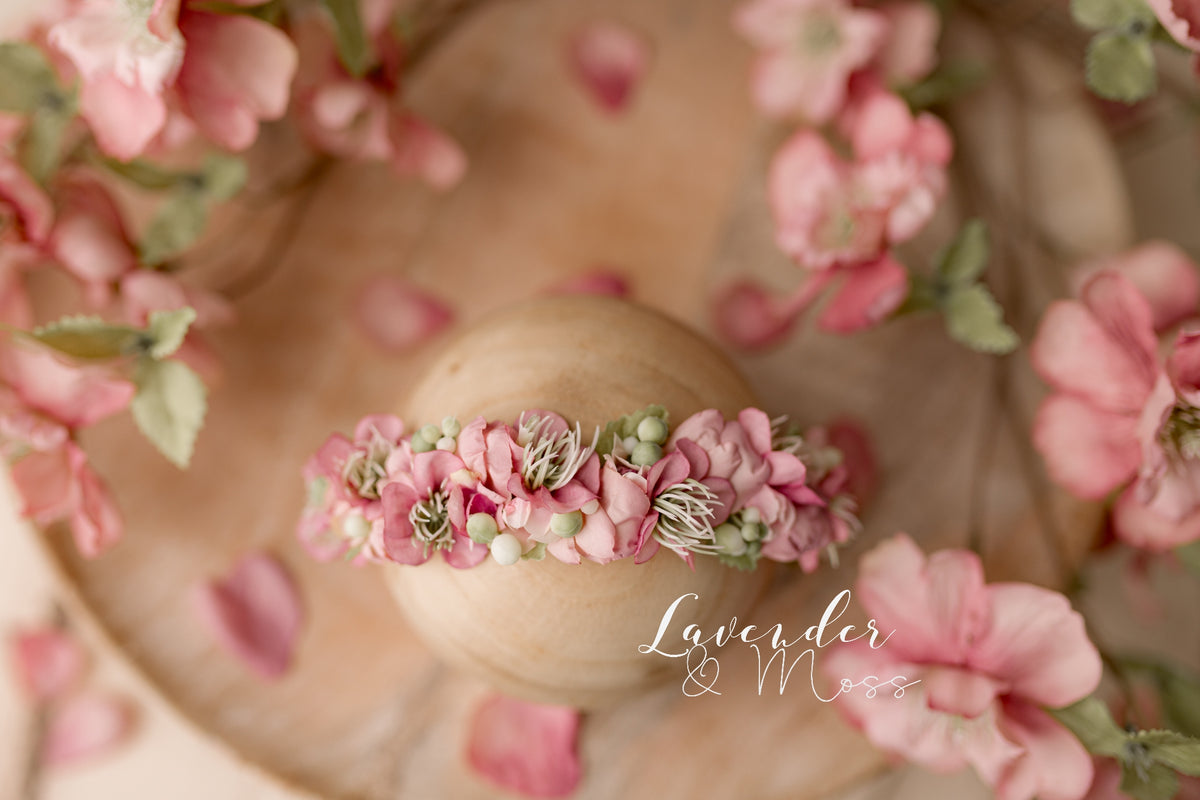 Medea Floral Set - Mauve Pink