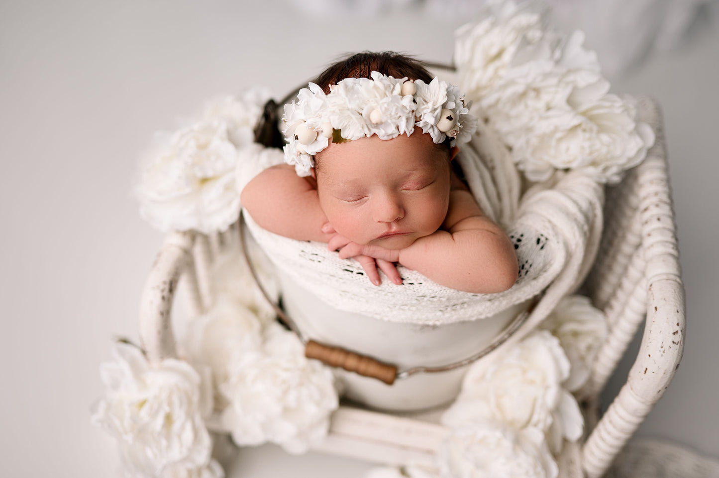 Beatrice Floral Set - White