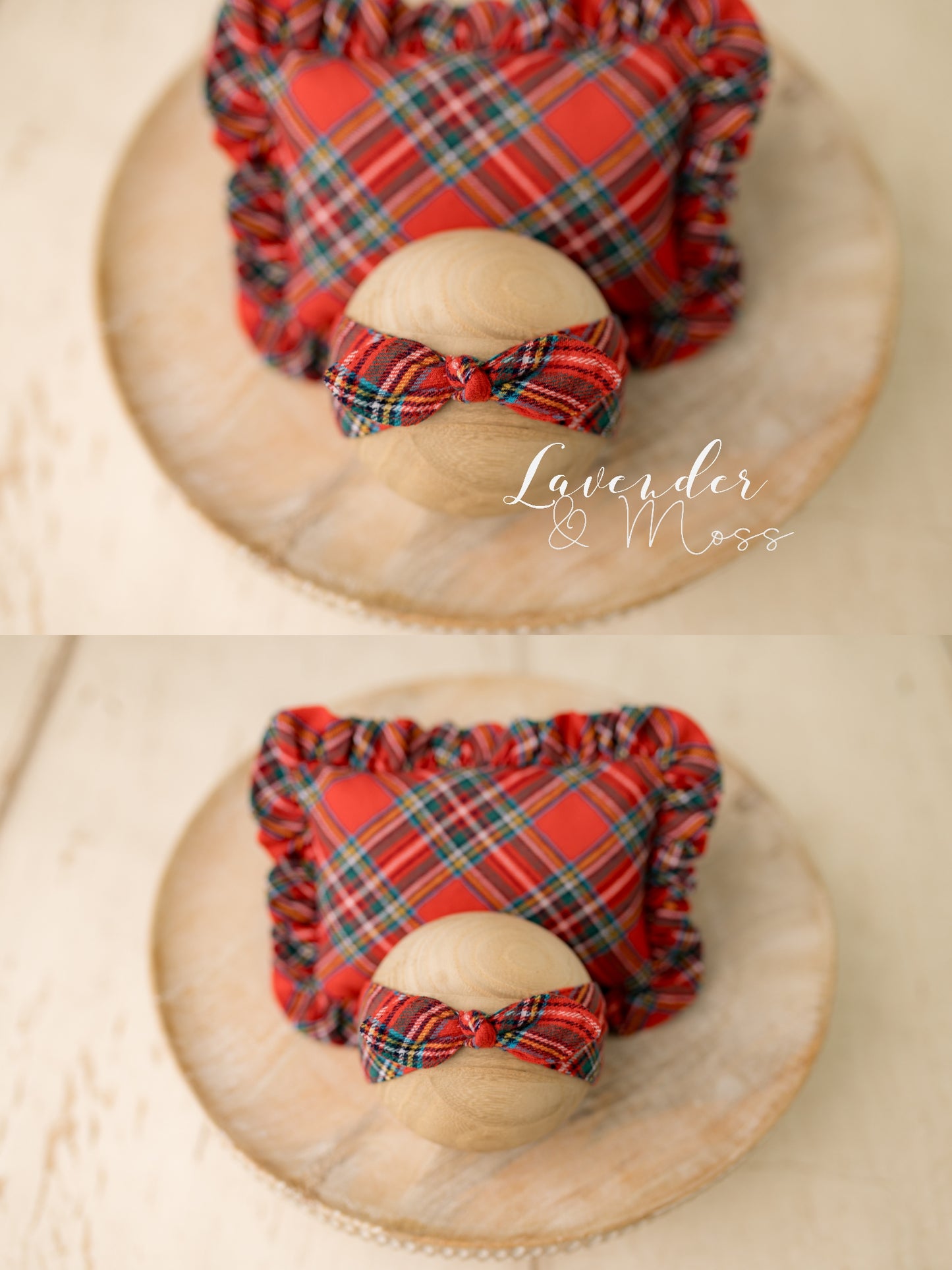 Tartan Tieback and Pillow