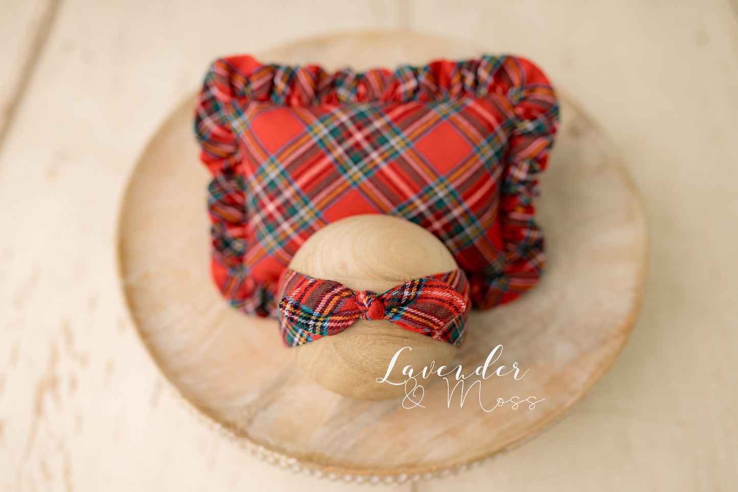 Tartan Tieback and Pillow