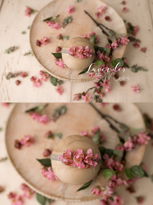 Cherry Blossom Pink Floral Set