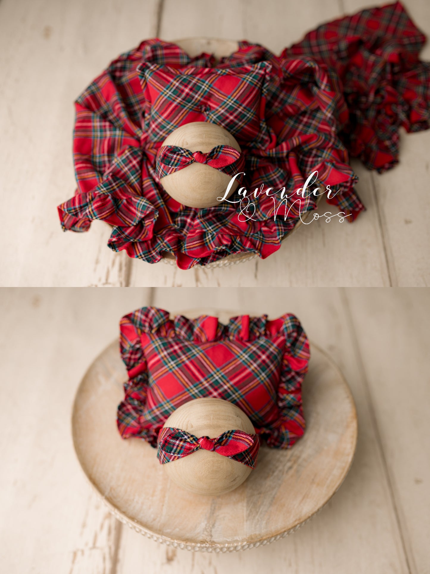 Tartan Tieback and Pillow