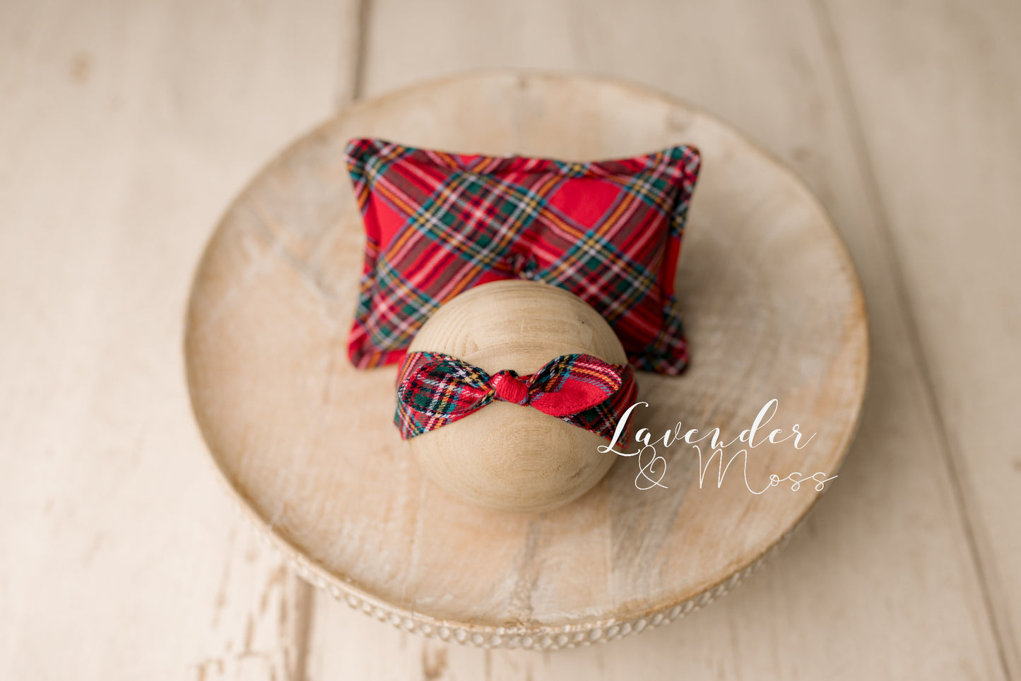 Tartan Tieback and Pillow