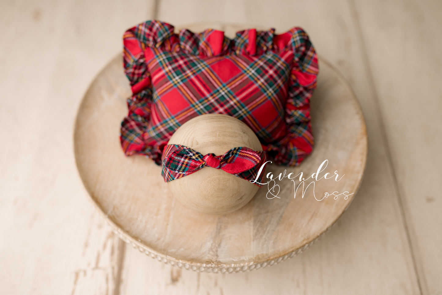 Tartan Tieback and Pillow