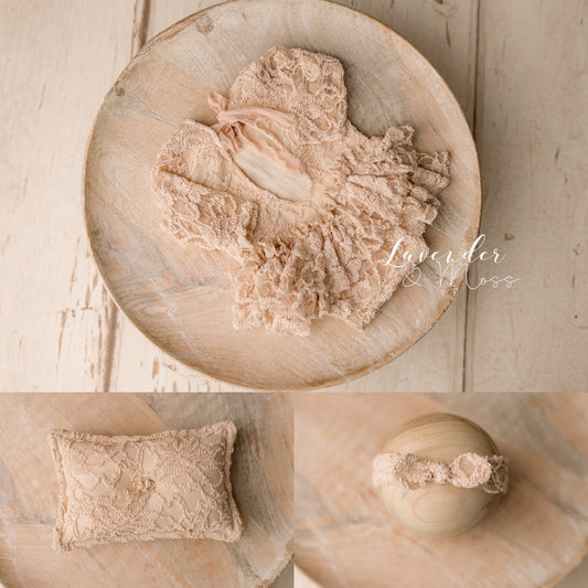 Audrey Set - Outfit, Pillow and Headband