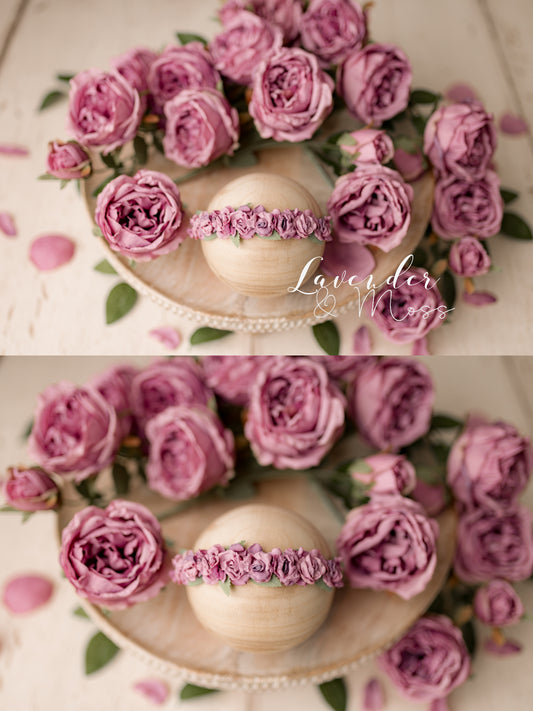 Elle Floral Set - Purple