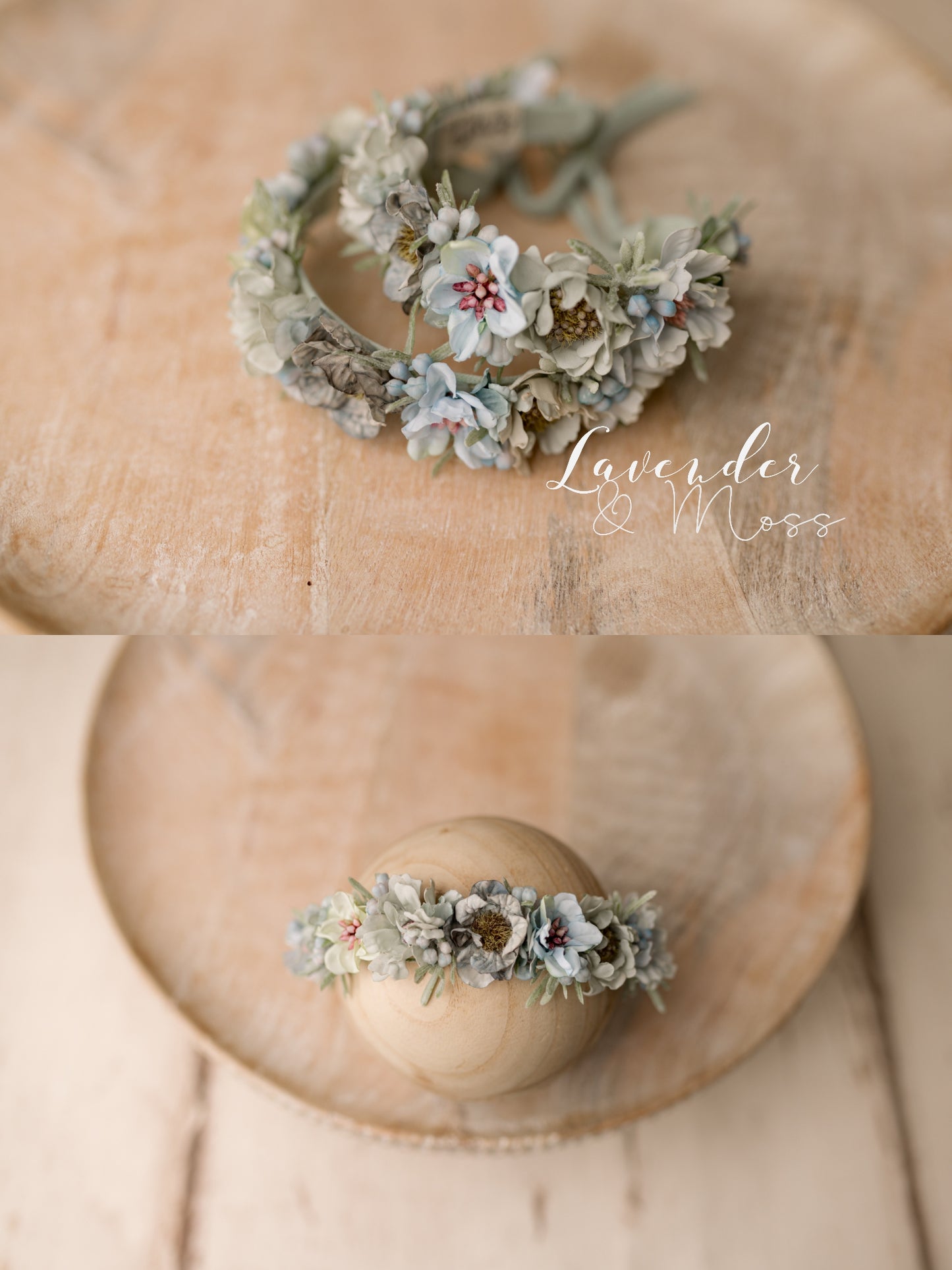 Wildflower Halo - Sage