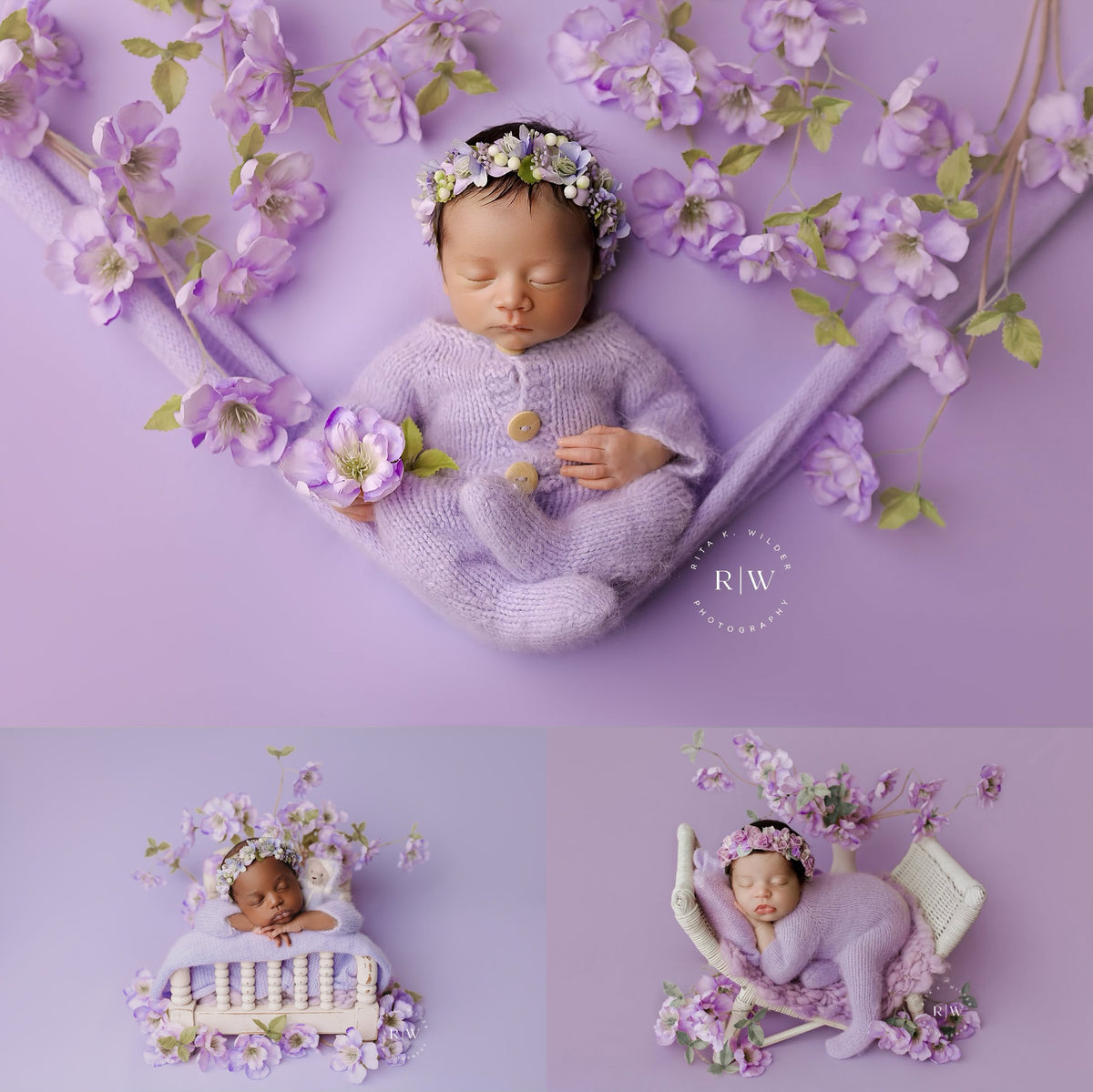 Medea Floral Set - Lilac