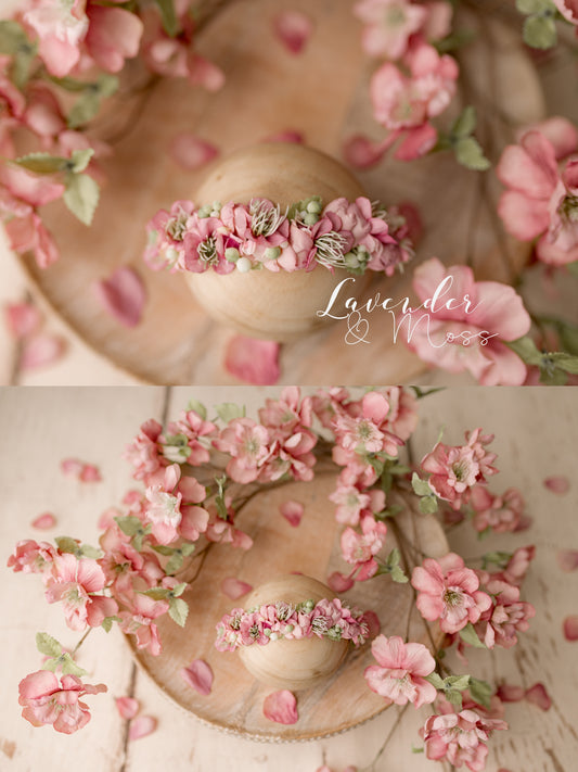 Medea Floral Set - Mauve Pink
